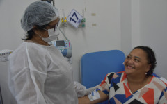 A paciente Maria do Socorro Rodrigues é uma das diversas pessoas atendidas pelo SUS no Tocantins.