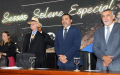 Governador Wanderlei Barbosa, participou nesta quarta-feira, 4, da Sessão Solene Especial em comemoração aos 37 anos do TCE/TO