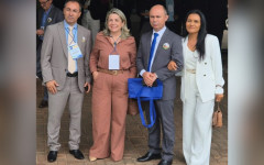 Prefeito de Araguaína, Wagner Rodrigues, durante mobilização da Confederação Nacional dos Municípios, em Brasília, contra pautas-bombas que impactam as finanças municipais.