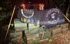 Droga foi localizada em depósito subterrâneo após operação conjunta da FICCO/TO e da Polícia Federal no estado.