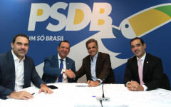 Mais votados no pleito de 2022 para a Câmara, Toinho Andrade e Vicentinho Júnior estão juntos agora no PSDB