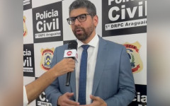 Secretário de Segurança Pública, Bruno Azevedo, durante entrevista ao Araguaína Notícias nesta quarta-feira (11)
