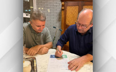 Ronaldo Dimas durante anúncio de retorno ao Podemos; ex-prefeito de Araguaína tem trajetória marcada por reestruturação urbana e investimentos em infraestrutura 