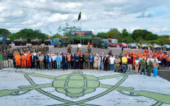 Governo do Tocantins lança o Projeto Foco no Fogo 2026 com participação de autoridades e instituições parceiras, no 22º Batalhão de Infantaria, em Palmas