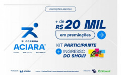 Corrida noturna da ACIARA promete reunir mais de 3 mil participantes e  da banda Chiclete com Banana no Centro de Convenções de Araguaína