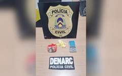 Material apreendido pela 2ª Denarc durante ação no setor Monte Sinai, em Araguaína