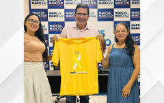 Deputado Marcus Marcelo recebe representantes do Detran/TO de Araguaína para discutir ações da campanha Maio Amarelo