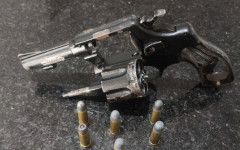  Revolver calibre .22 com numeração raspada e munições apreendidas pela Polícia Militar em Araguaína 