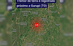 O tremor foi registrado na madrugada desta quinta-feira (21) 