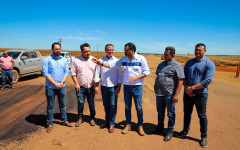 Governador Wanderlei Barbosa vistoria serviços que estão sendo executados na rodovia TO-010, principal rota alternativa utilizada após a interdição da ponte entre Tupirama e Pedro Afonso 