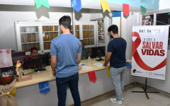 Na Campanha Junho Vermelho 2025, de incentivo à doação de sangue foram coletadas 2.461 bolsas de sangue