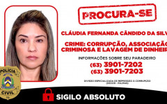 Cláudia Fernanda Cândido da Silva é considerada foragida 