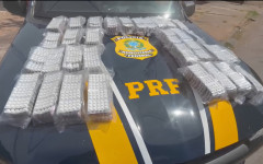 Comprimidos de anfetamina apreendidos pela PRF durante fiscalização na BR-010, em Natividade 