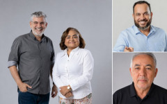 Pré-candidatos da Federação PSOL-Rede no Tocantins: Witer Naves (governador), Lúcia Viana (vice-governadora), Osvaldo Soares Neto (Senado) e Fábio Paulino Ribeiro (Senado) 