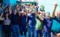 Vicentinho Júnior e Amélio Cayres durante agenda no sul e sudeste do Tocantins, onde participaram de encontros com lideranças e moradores de 20 municípios