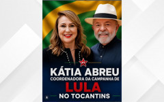 Kátia Abreu anuncia coordenação da campanha de Lula no Tocantins e aposentadoria da vida pública