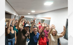 Ho-Che-Min participou de reunião com apoiadores e lideranças políticas durante agenda em Araguaína.
