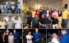 Carlos Gaguim recebeu novos apoios de lideranças municipais durante agenda política realizada em Palmas.
