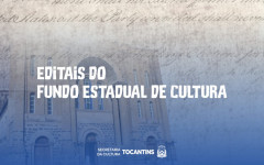 As inscrições para três editais do Fundo Estadual de Cultura (FEC) começam no dia 30 de julho e seguem até 15 de agosto de 2026