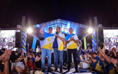Durante evento em Augustinópolis, Vicentinho Júnior defendeu o fortalecimento da saúde pública no Bico do Papagaio.
