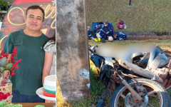 Alexandre Amaral dos Santos, de 54 anos, morreu após colisão contra poste em Araguaína