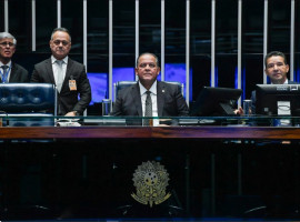 Eduardo Gomes será o responsável por conduzir os trabalhos legislativos e as deliberações no Senado. 