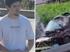 Vitor Gomes Alves de Paula de 21 anos foi preso pelo acidente na BR-153 que provocou a morte de uma jovem de 25 anos 
