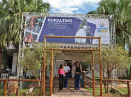 Entrada do Pavilhão da Agricultura Familiar, coordenado pelo Ruraltins, um dos destaques da Agrotins 25 anos 