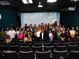  O encontro aconteceu no Auditório Cine Cultura Sala Sinhozinho, no Espaço Cultural de Palmas - Flaviana Ox - Divulgação