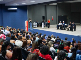  O consultor jurídico da Associação Nacional de Entidades de Previdência de Estados e Municípios, Bruno Martins; e o presidente da Associação Gaúcha das Instituições de Previdência, Alderi Zanatta, explicaram os principais pontos relacionados ao regime pr