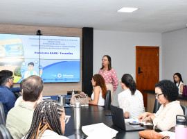 A reunião ocorreu na da SES-TO com a condução da Área Técnica da Saúde da Criança