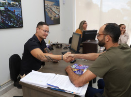 Atendimento da equipe de prospectores 