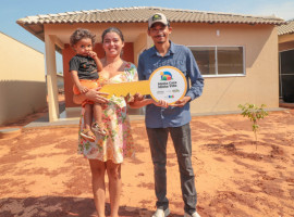 O Parque do Lago 3 terá ao todo 314 unidades habitacionais, com todas as unidades já negociadas e financiadas pela Caixa Econômica Federal — Fotos: Marcos Filho Sandes / Secom Araguaína