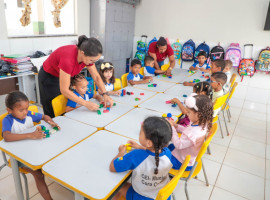 Neste ano, 3.900 novos alunos ingressaram na rede municipal de Educação, 1.400 a mais que no ano passado. 
