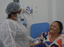 A paciente Maria do Socorro Rodrigues é uma das diversas pessoas atendidas pelo SUS no Tocantins.