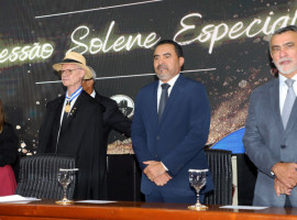 Governador Wanderlei Barbosa, participou nesta quarta-feira, 4, da Sessão Solene Especial em comemoração aos 37 anos do TCE/TO