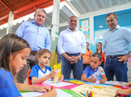 Acompanhado do conselheiro André Matos, do TCE-TO, o juiz conselheiro presidente foi recebido pelo prefeito Wagner Rodrigues para uma visita técnica aos centros de educação infantil de Araguaína