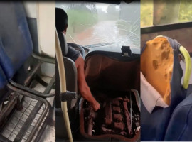 Ônibus do transporte escolar de Praia Norte apresenta irregularidades apontadas em denúncia ao MPTO.