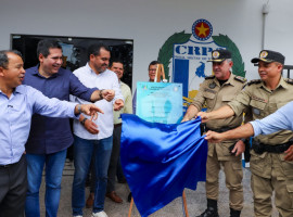 Governador Wanderlei Barbosa inaugura sede de comando regional da PMTO responsável pelo planejamento, pela coordenação e pela execução de ações em uma área de mais de 55 mil km² 