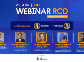 Webinar das Cidades Digitais é transmitido pelo canal da RCD no YouTube e já envolveu mais de 2.800 prefeituras de todo o Brasil