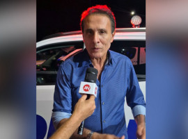 Deputado federal Carlos Gaguim durante solenidade de troca de comando do 2º BPM em Araguaína