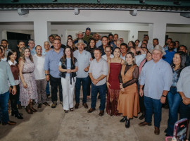 Senadora Professora Dorinha Seabra durante as comemorações dos 46 anos de Colmeia do Tocantins