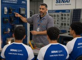 Unidade do SENAI Tocantins oferece oportunidades para profissionais da área de energia 