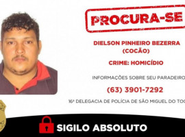 Homem foi condenado e é procurado pela Polícia Civil do Tocantins