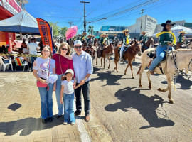 Deputado estadual Marcus Marcelo (PL) durante a 36ª Cavalgada de Araguaína