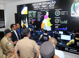 Governador Wanderlei Barbosa entrega equipamentos e inaugura Sala de Situação da Polícia Militar com investimento de R$ 23,6 milhões para fortalecer a segurança pública do estado;