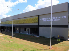  Colégio Militar do Estado do Tocantins Jorge Humberto Camargo, em Araguaína, oferece uma infraestrutura moderna focada em disciplina e qualidade educacional para a comunidade