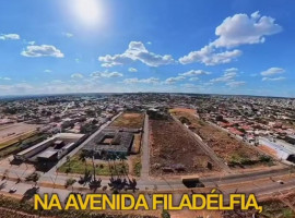Terreno na Avenida Filadélfia deverá receber a futura megaloja da Havan em Araguaína.