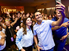  Em encontro político, Wanderlei afirma que Republicanos deve ficar com vaga de vice de Dorinha.