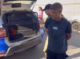 Suspeito foi preso pela Polícia Militar e encaminhado à Central de Atendimento da Polícia Civil.